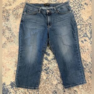 Lee Blue Denim Capri Jeans